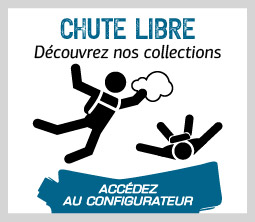 Configurateur combinaison de chute libre, Tout personnaliser, Personnaliser votre combinaison de saut en parachute