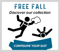 Freefall suit configurator, Customize everything, Customize your skydive suit