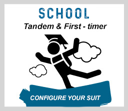 School suit configurator, Customize everything, Customize your school and firstimer suit